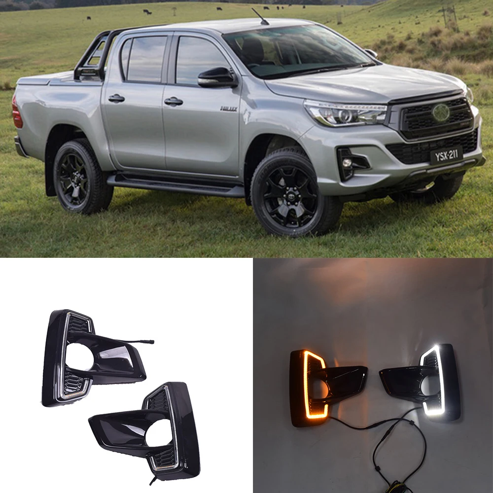 Стайлинг автомобиля светодиодный дневные ходовые огни противотуманные фары 12 В