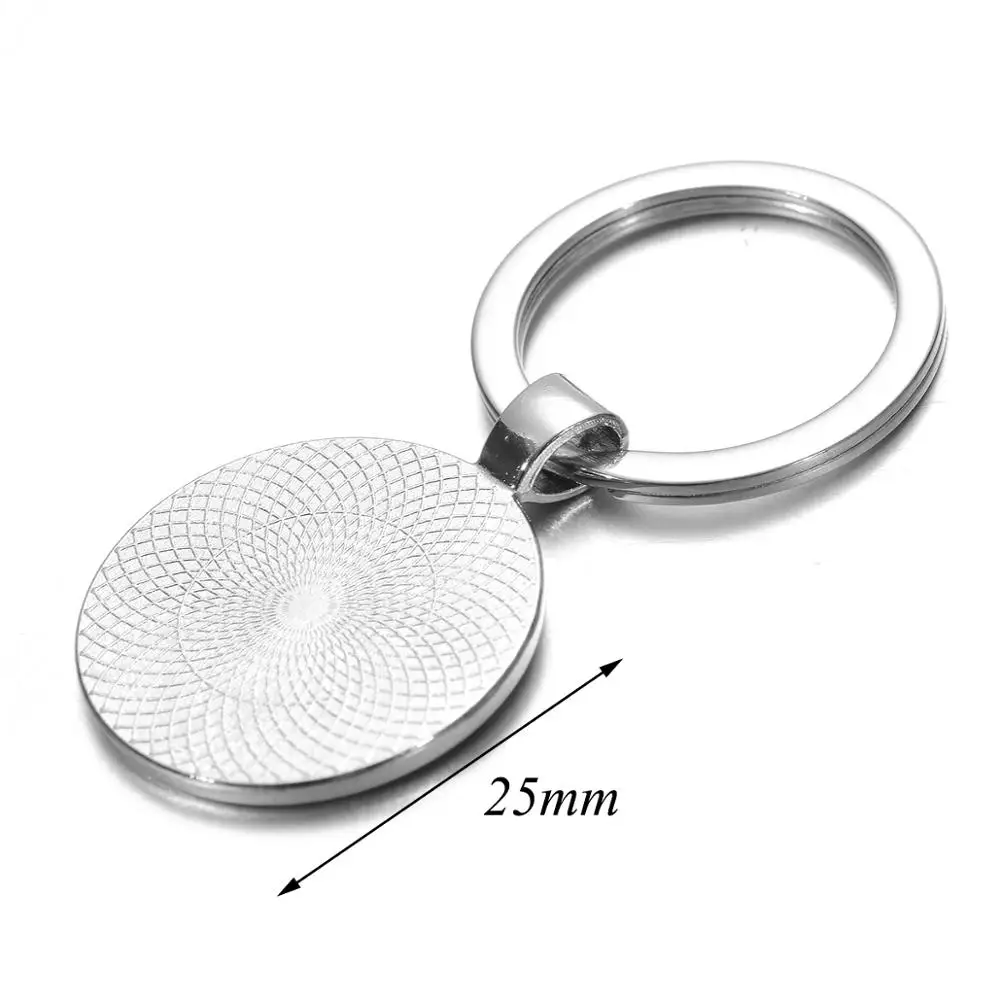 

SIAN Newest Freddie Mercury Band Photo Keychain Queen Band Rock Singer Art Glass Dome Alloy Pendant Key Ring Fans Car Key Holder