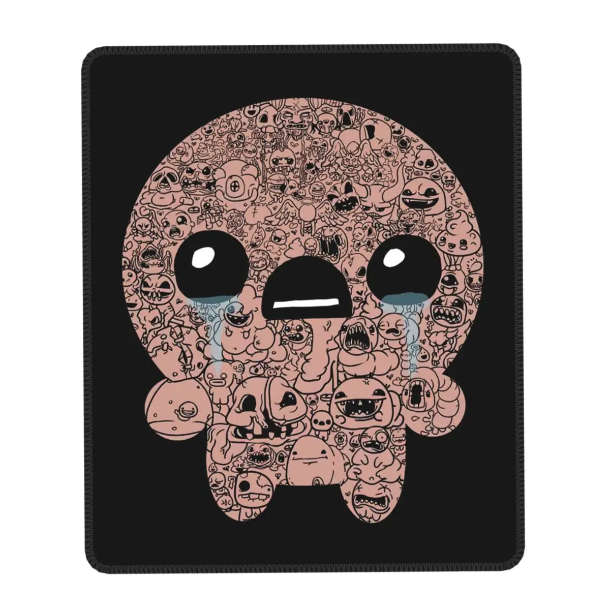 

Коврик для мыши «Исаак пиксель» с фиксирующим краем, игровой Нескользящий Резиновый базовый, для офиса, компьютера, ноутбука