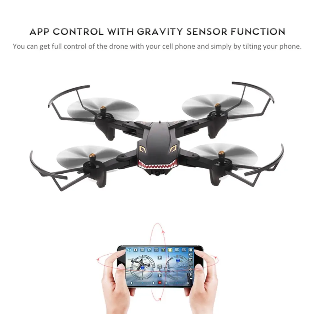 XS809 Wifi FPV Foldable quadcopter RC Drone with 2.0MP Wide Angel Camera Helicopter Mini Aircraft Kid's Toys dron drones | Электроника