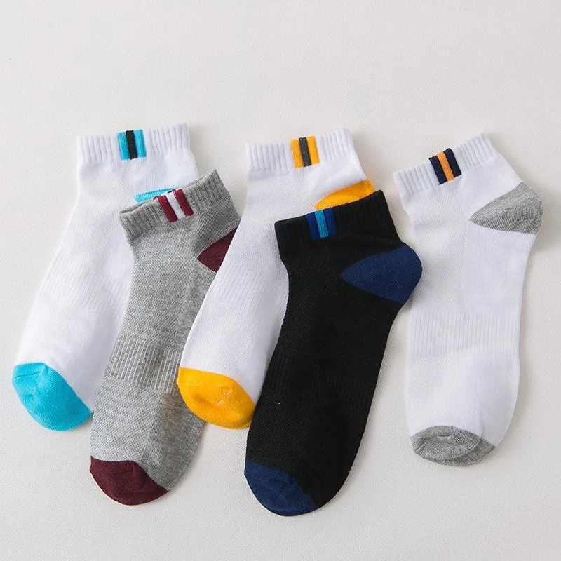 

10 Pairs Women Socks Breathable Sports socks Solid Color Boat socks Comfortable Cotton Ankle Socks White Black winter women