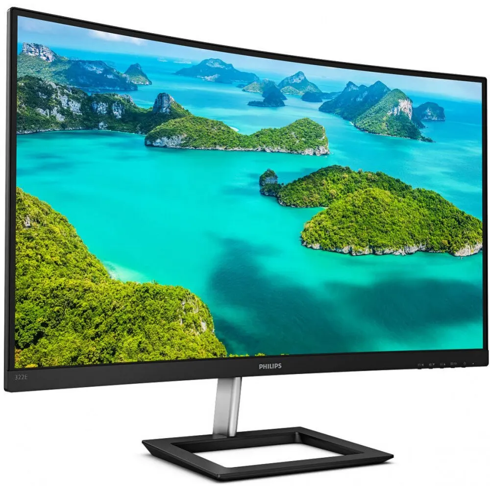 Монитор 32" Philips 322E1C (322E1C/00) черно-серебристый | Компьютеры и офис