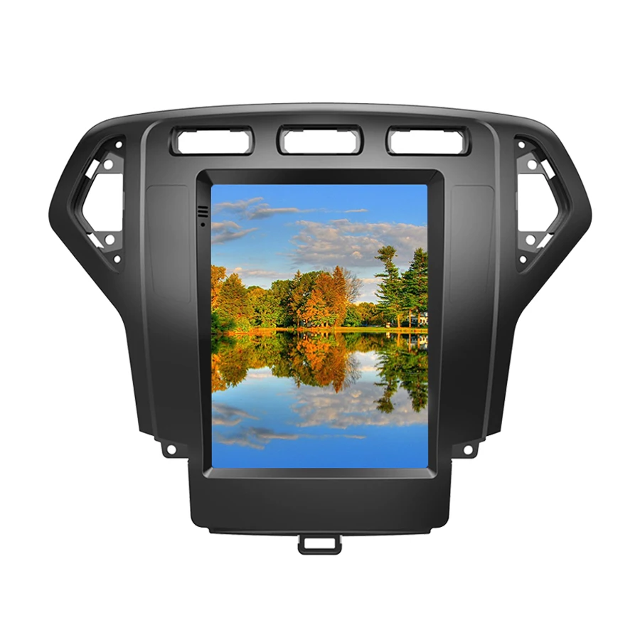 Tesla вертикальный экран android 10 Автомобильный gps мультимедийный радио плеер в тире