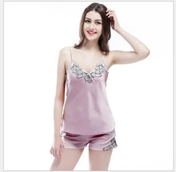 Бесплатная доставка. Подарочный летний женский классический пижамный комплект