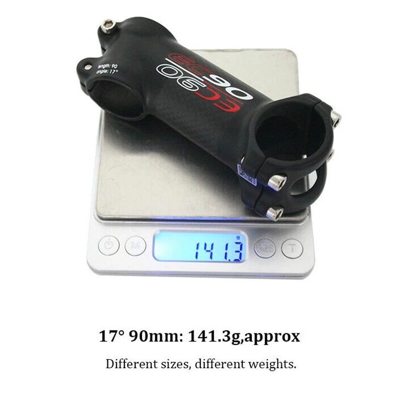 EC90 Сверхлегкий вынос руля углеродный стержень 60 мм-120 мм Дорожный велосипед