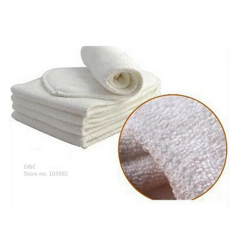 10 шт./лот детские подгузники из мягкого хлопка и микрофибры вкладыши для детских