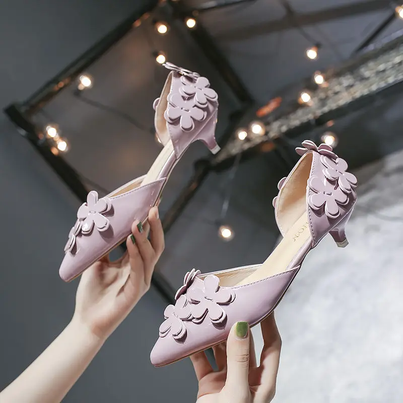 Туфли Zapato Tacon женские на шпильках Милые Удобные повседневные без застежки