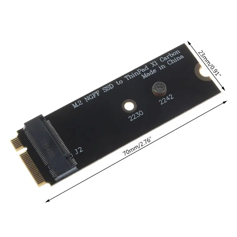 

M.2 SSD to for Le-novo ThinkPad X1 Carbon 20+6pin SSD Adapter Board Card