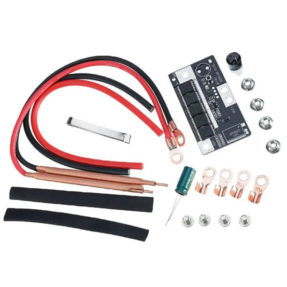 

DIY Spot Welder Set Portable 12V Battery Energy Storage Spot Welding Machine With Quick Release Pen Nickel Plate Spot Welder