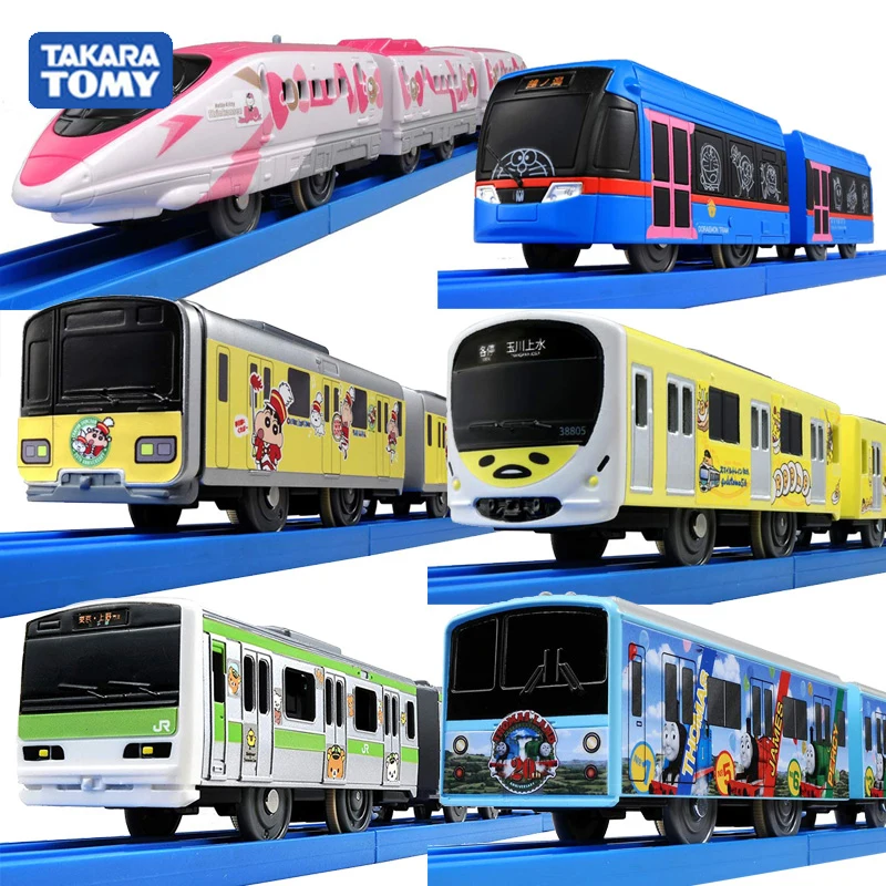

Оригинальный поезд Tomica Plarail Trackmaster Shinkansen, аниме фигурка, Электрический поезд Takara Tomy, детская игрушка для мальчиков, подарок для детей