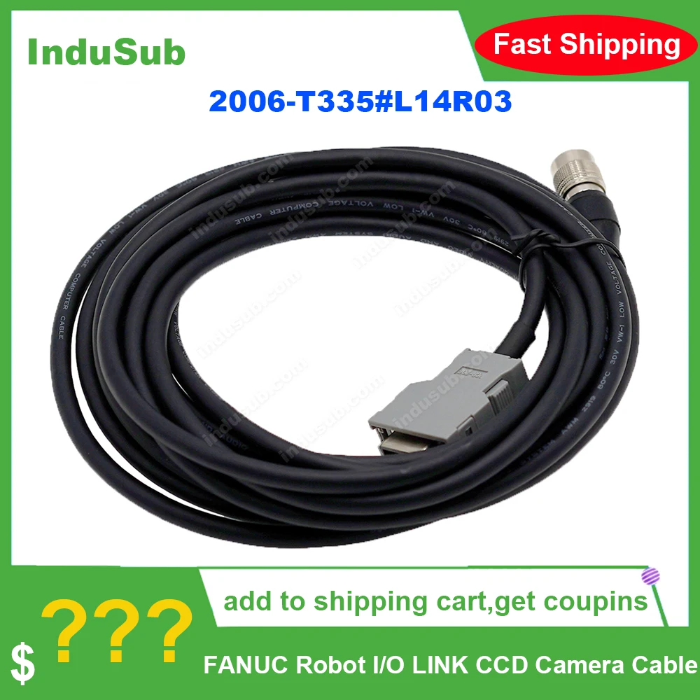 

2006-T335#L14R03 Robot I/O LINK CCD Camera Cable