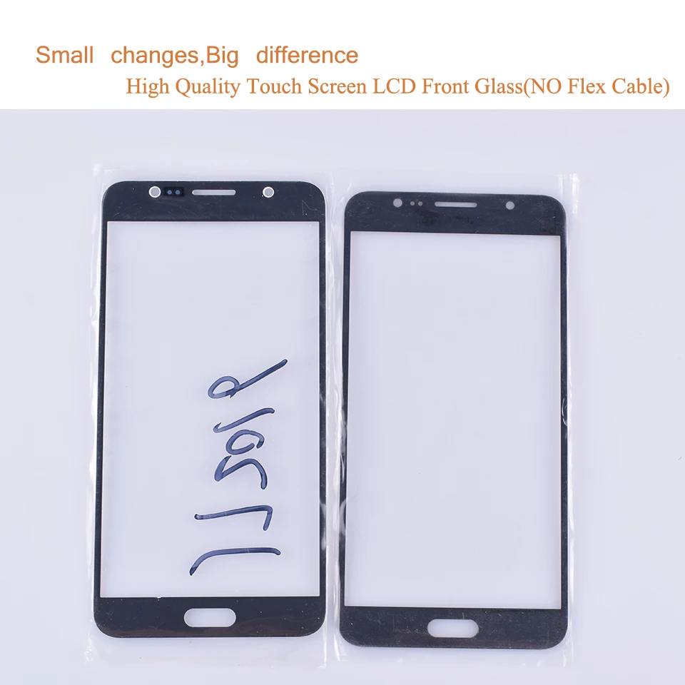 Для Samsung Galaxy J7 J710 J710F J710FN сенсорный экран панель ЖК передняя внешняя стеклянная Замена объектива J710