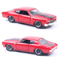 kids 132 scale jada doms 1970 chevrolet chevelle ss sport classic muscle car model diecast auto fast racing collection toy red