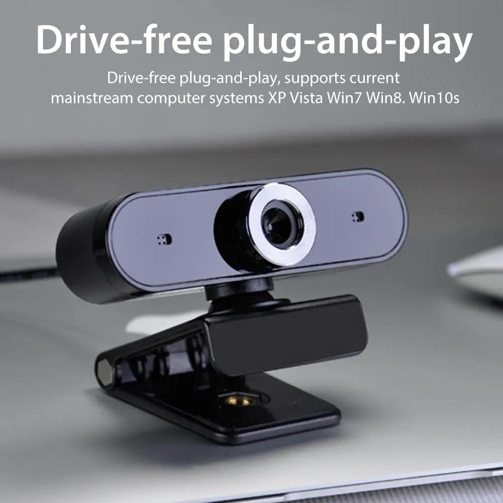 Веб-камера мини HD веб-камера USB Встроенная Звукопоглощающая с шумоподавлением