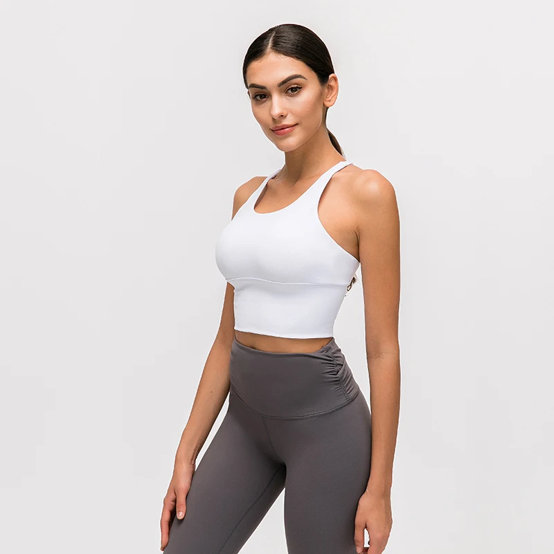 Женский спортивный лифчик бюстгальтер с высокой интенсивностью для занятий