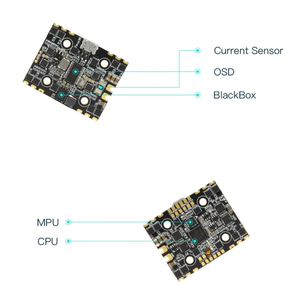 Zeus35 AIO 3 6S F4 Модуль управления полетом 35 А BLS 4 в 1 ESC 20X20 металлический для FPV