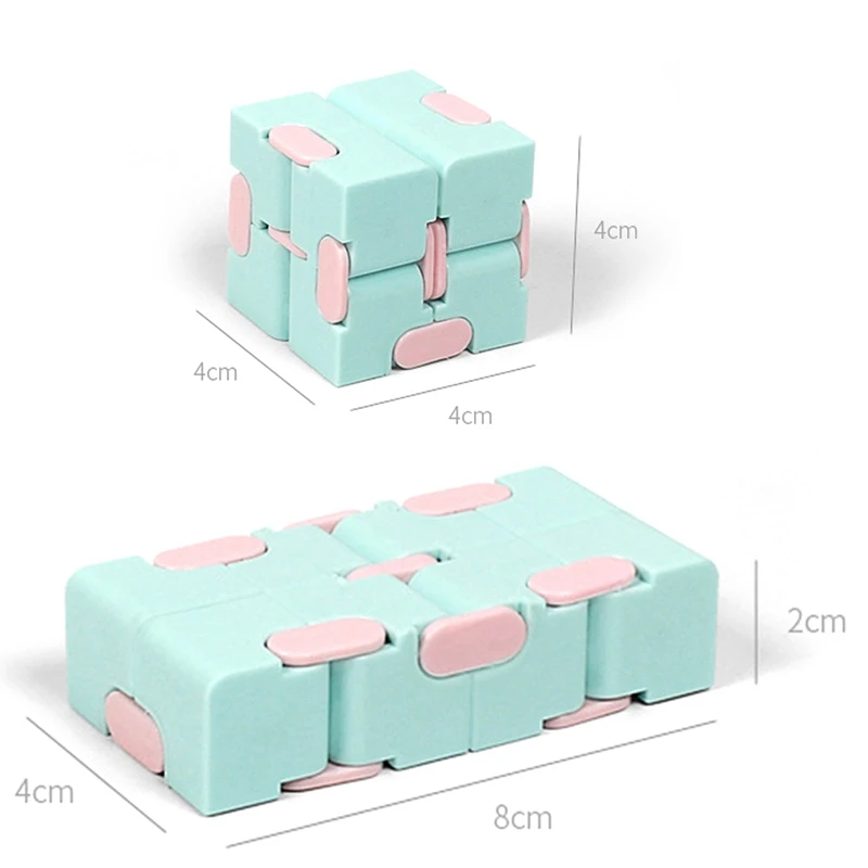 

Magic Infinity Cube Decompression Toy for Children Adult Stress Relieve Toys Flip Cubic Puzzle Anti-anxiety Cube Toy Autism Gift