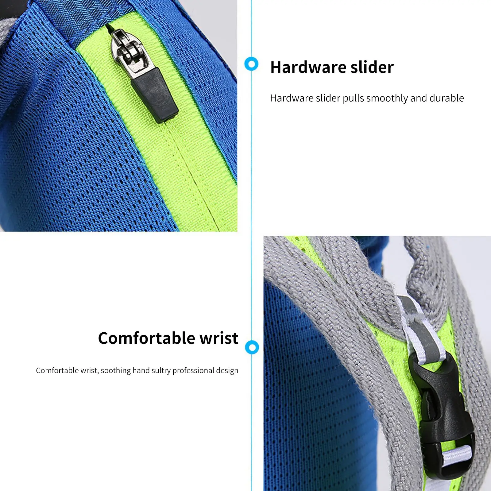 

Soft Running Hand-Held Water Bottle Phone Storage Adjustable Breathable Water Kettle Storage Bag Outdoors Traveling Sport