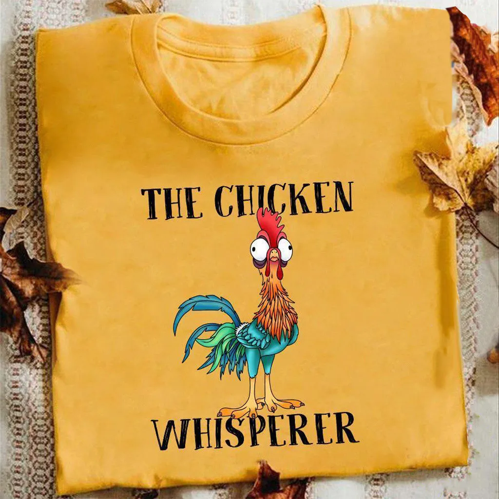 Женская футболка с коротким рукавом круглым вырезом и забавным принтом|Футболки|