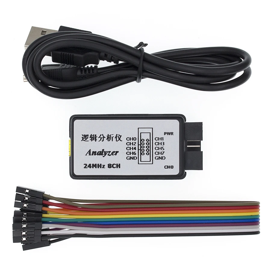 USB Logic SCM 24 МГц 8 каналов 24 м/секунд логический анализатор отладчик для ARM FPGA логический анализатор логика 24 м 8CH