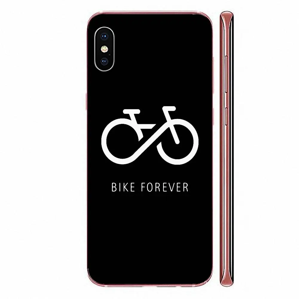 Велосипед велосипедист черный на белом мягкой печати Капа для Sony Xperia Z Z1 Z2 Z3 Z4 Z5