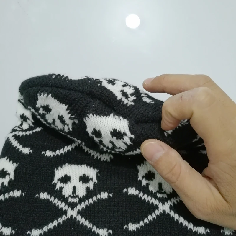 Dragon Skull Hats For Unisex Woman Man Winter Knitted Beanie Caps Warmer Sport Ski Bonnet Female Hip Hop Skeleton Skullies Cap | Аксессуары