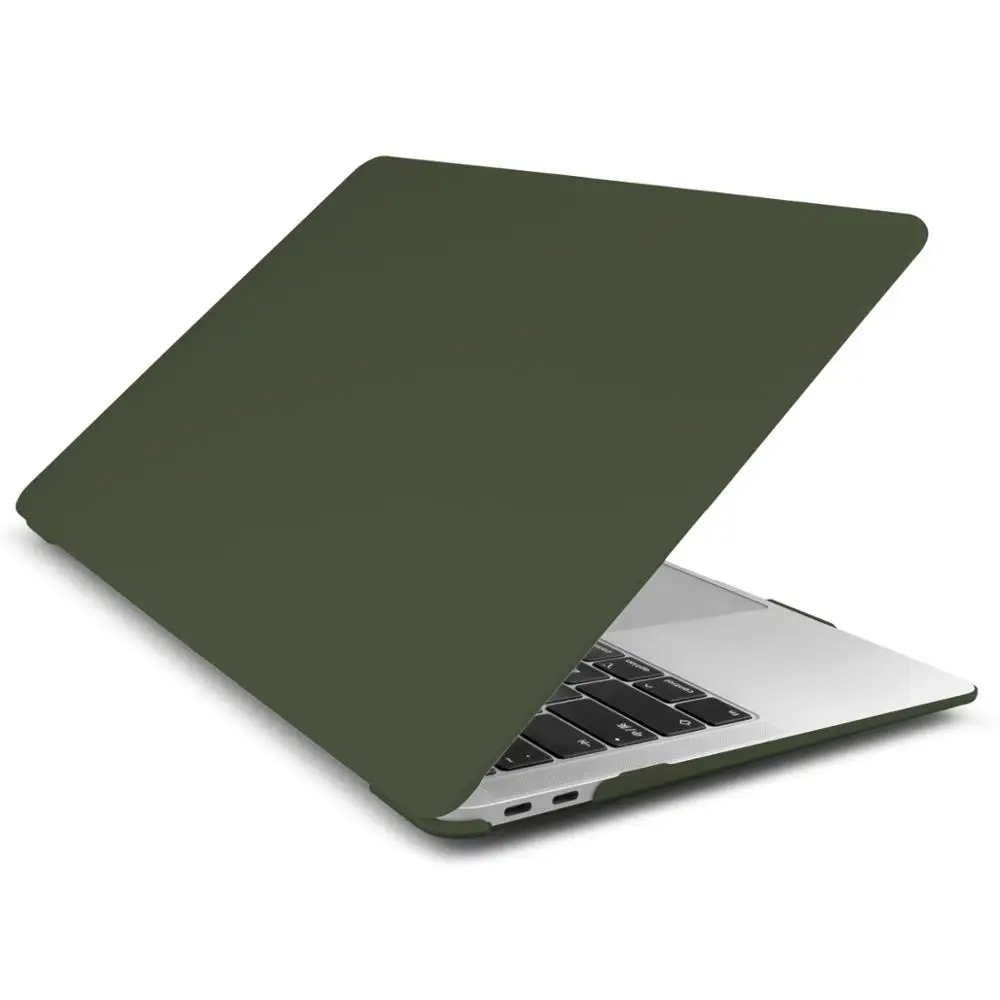 Ультратонкий Прозрачный/матовый чехол для Apple MacBook Touch ID Air 13 A1932 New Pro 15 Bar Cover A2159 A1990