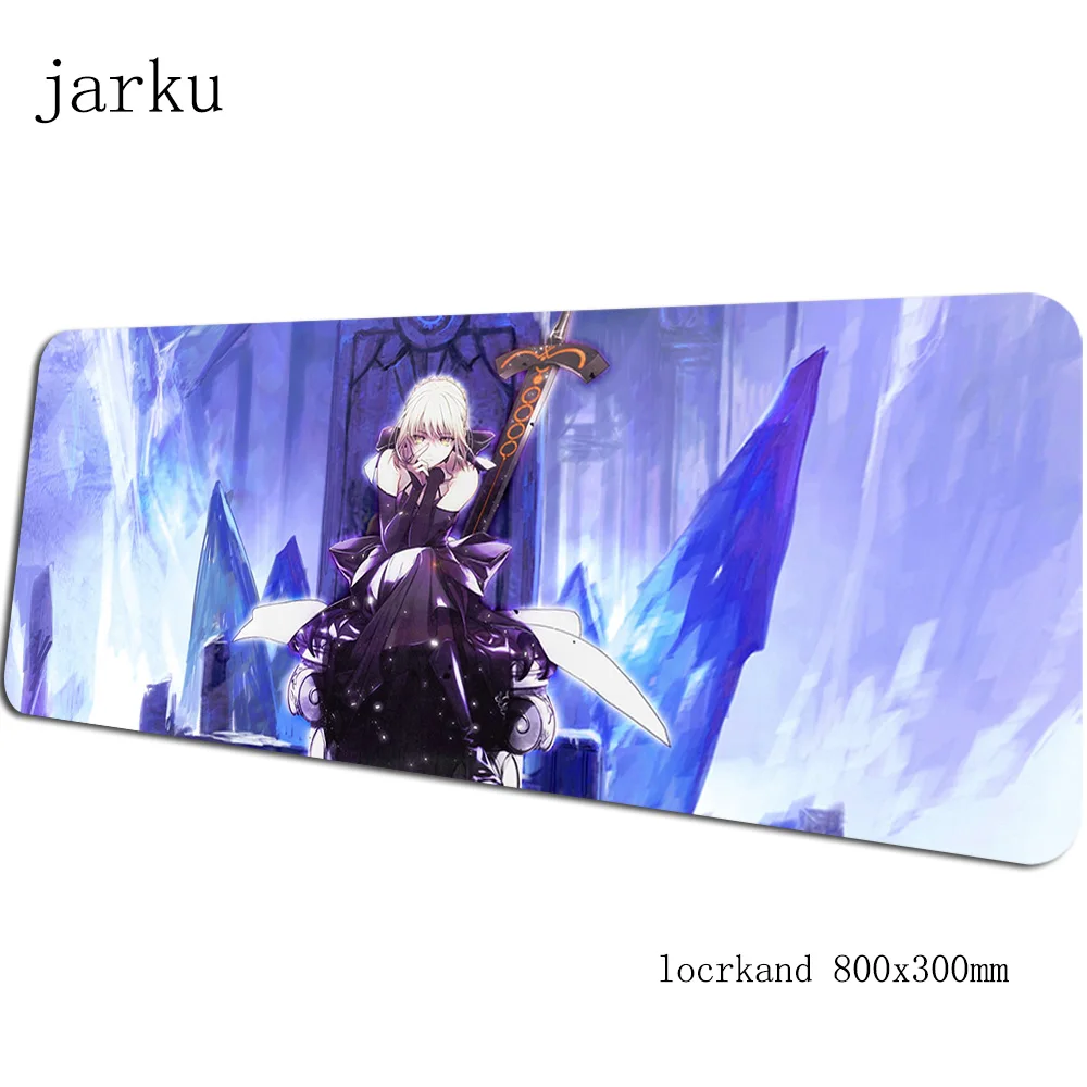 Фигурка геймерский коврик для мыши 800x300X3 мм игровой коврик для мыши fate аниме аксессуары для ноутбуков гелевый padmouse эргономичный коврик