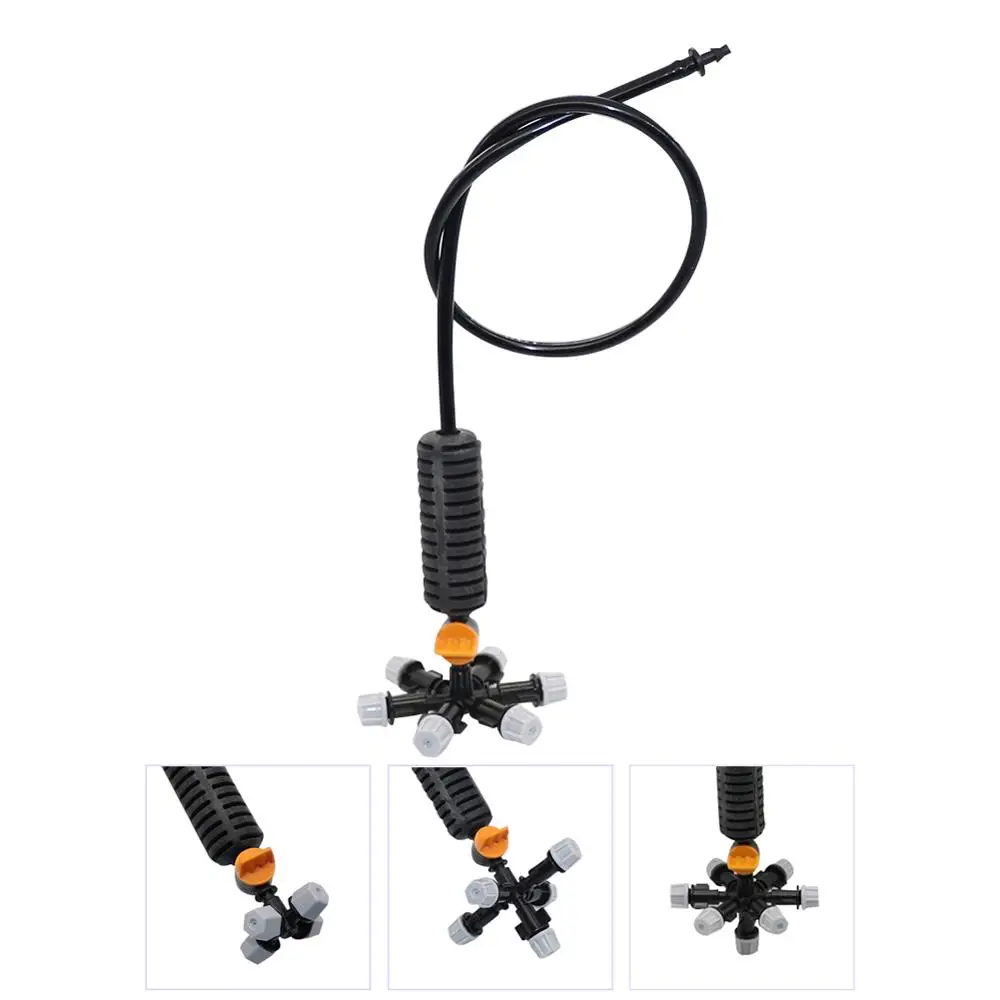 

Hanging anti drip misting nozzle cross Atomizing nozzle fog WATER SPRAY To greenhouse Drip irrigation 1set