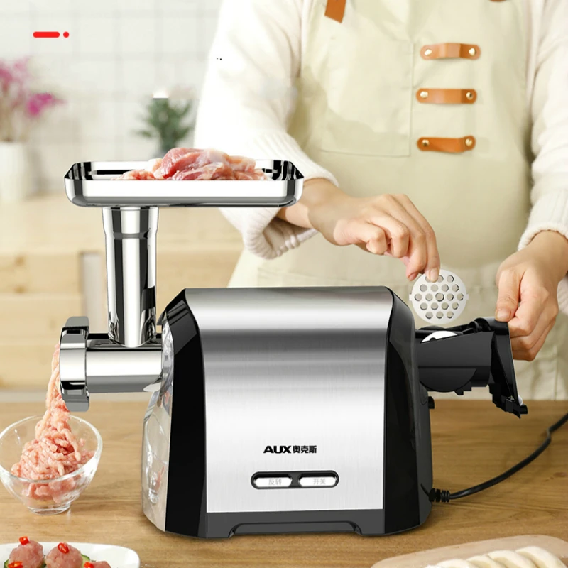 

JRM0176 Electric Meat Grinder Commercial Multifunctional Automatic Stainless Steel Minced Meat Filling Machine Small Sausage 220