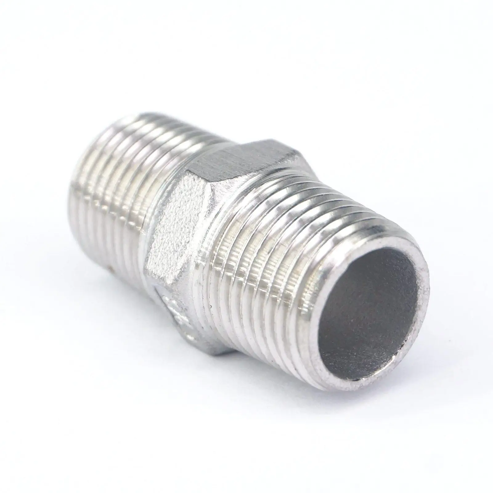 Соединительный штуцер с наружной резьбой BSP 3/8 дюйма из нержавеющей стали 304