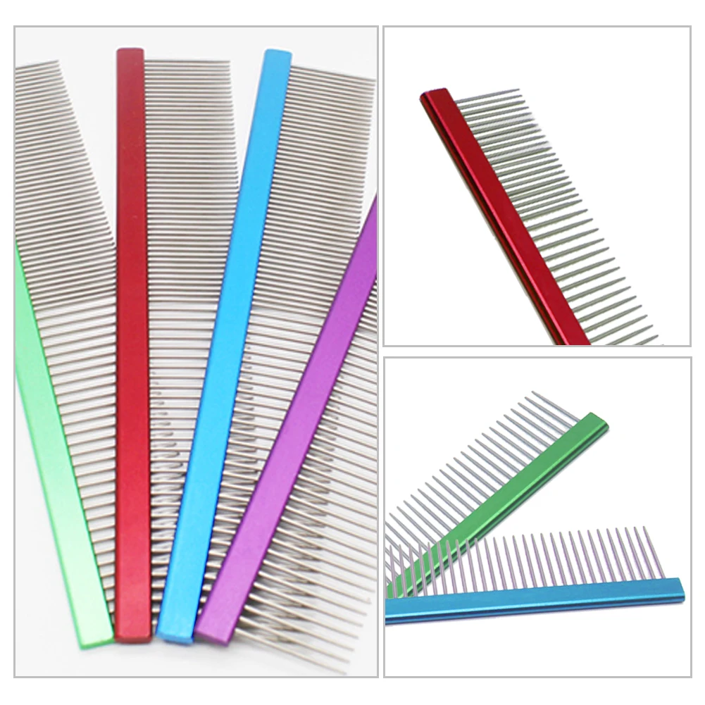 Расческа для собак профессиональная щетка из нержавеющей стали груминга кошек и