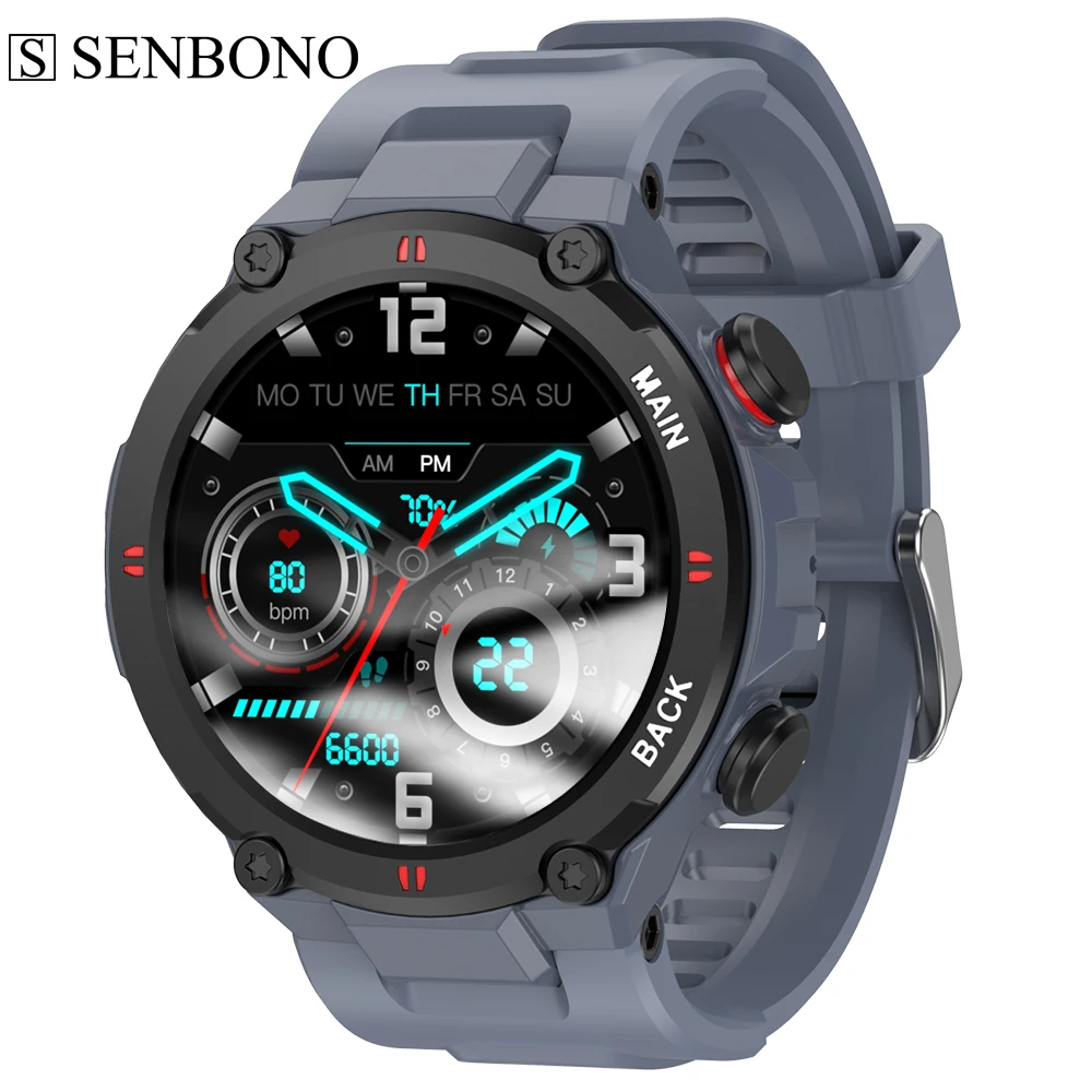 

SENBONO W13 Men Smart Watch Full Touch Screen Sports Fitness Heart Rate Detection Watch smartwatch Women For Android Ios PK S08