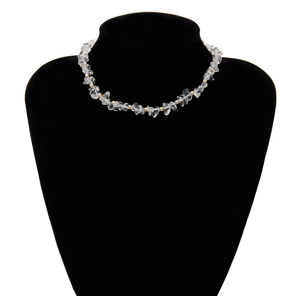 Женское ожерелье с ракушками белый чокер из ракушек Puka удлиненной цепочкой