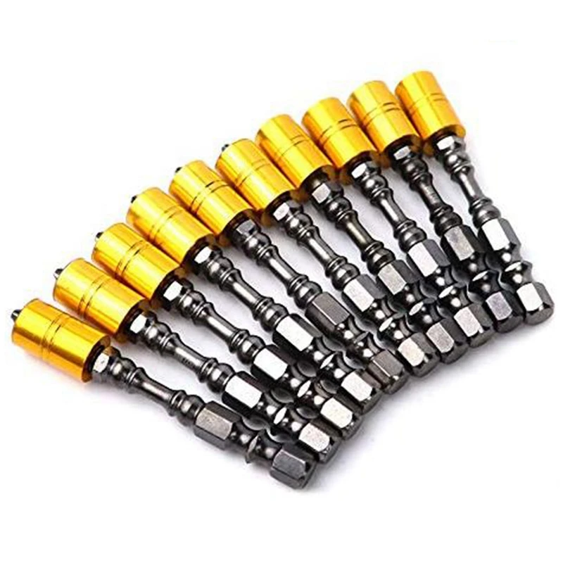 

10 Pcs Strong Magnetic Screwdriver Bit Set 65Mm Phillips Electronic Screwdriver Bits For Plasterboard Drywall Screw Driver