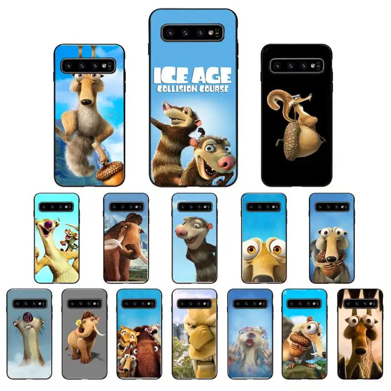 

YNDFCNB anime Ice Age Phone Case for Samsung Galaxy S6 S6edge Plus S7 S7edge S8 S9 S10 Plus S20