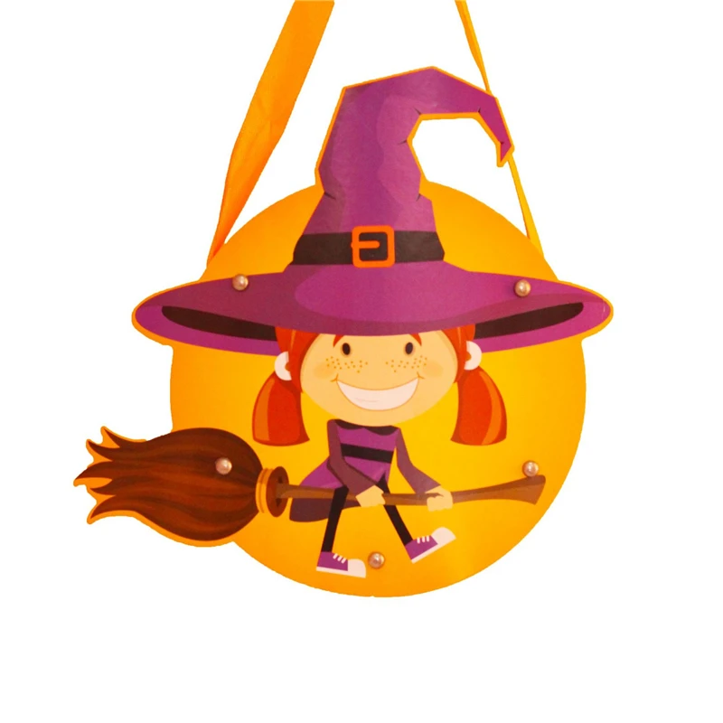 

10pc creative Halloween decoration ghost skull skeleton pumpkin candy gift bag handbag pouch trick or treat festival party favor