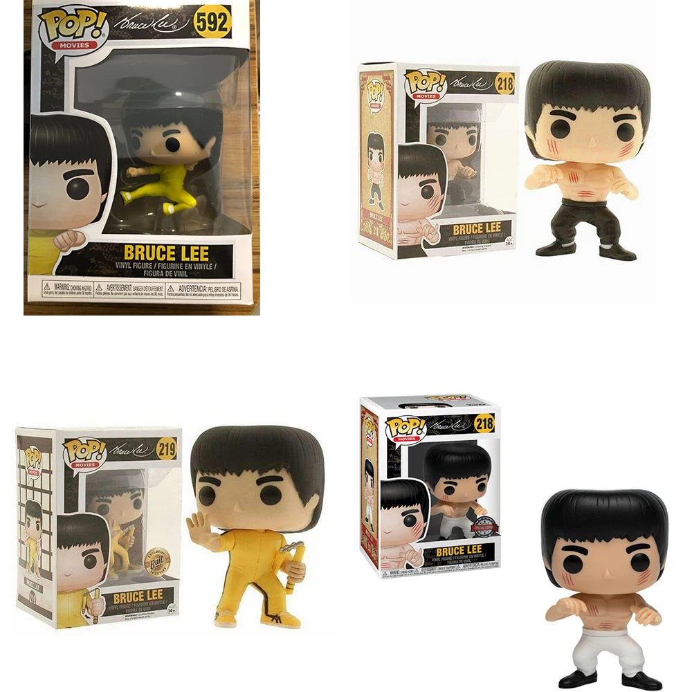 Funko pop Брюс Ли фигурка аниме модель ПВХ Коллекция игрушек для подарков на день