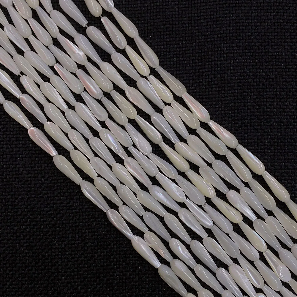 

Natural Shell White Vase-shaped Beaded Wholesale 5x8 mm 5x15 mm Can Be DIY To Make Charming and Exquisite Holiday Gift Jewelry