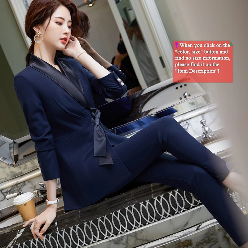 Lenshin вечерний комплект из 2 предметов для женщин с воротником шалью белые брючные