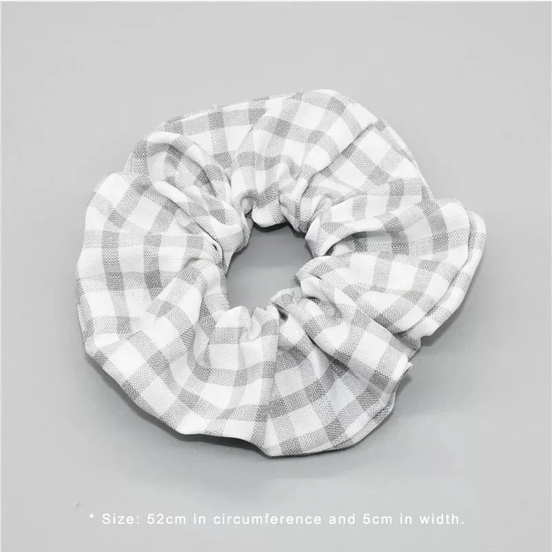 Хит продаж клетчатые резинки для волос аксессуары женщин и девушек эластичные