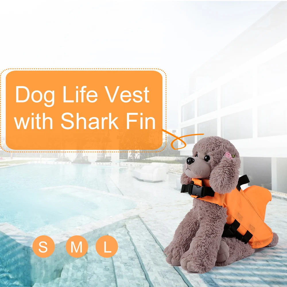 Спасательный жилет для собак с Акулий плавниками спасательный домашних питомцев