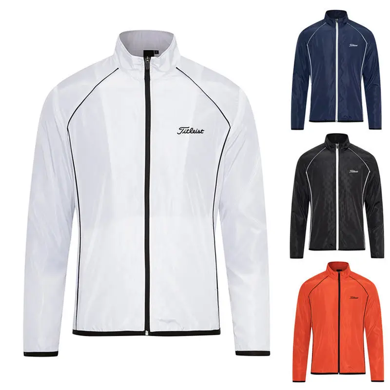 

2021 autumn and winter new golf clothing men's windbreaker outdoor sports windproof warm jacket