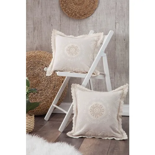 

Украшение для дома, односпальный кружевной и вышитый подлинный декоративный чехол с подушкой, размер 40 х40 см, Сделано в Турции, льняная хлопковая ткань, лето-зима