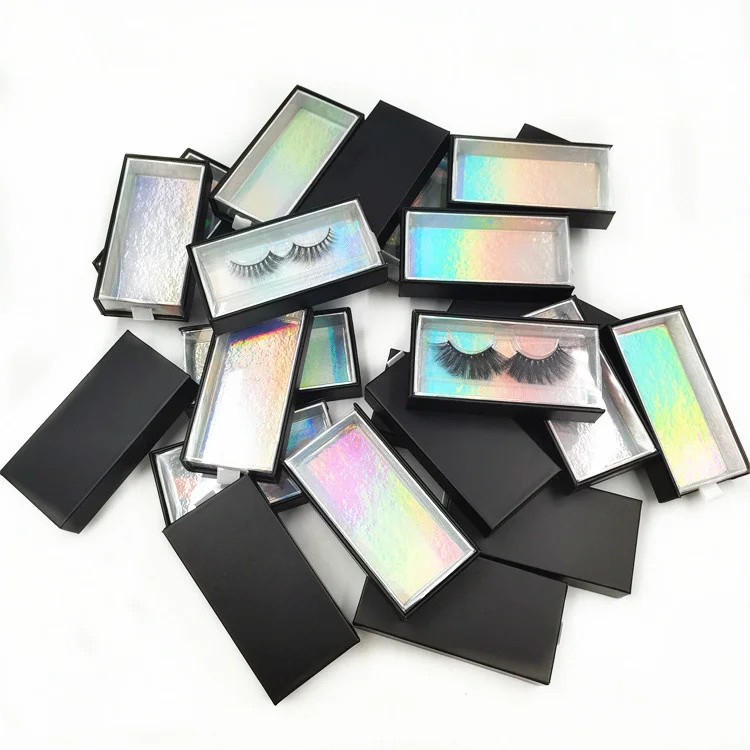 Новые коробки для упаковки ресниц дизайн 3d искусственные норковые натуральные