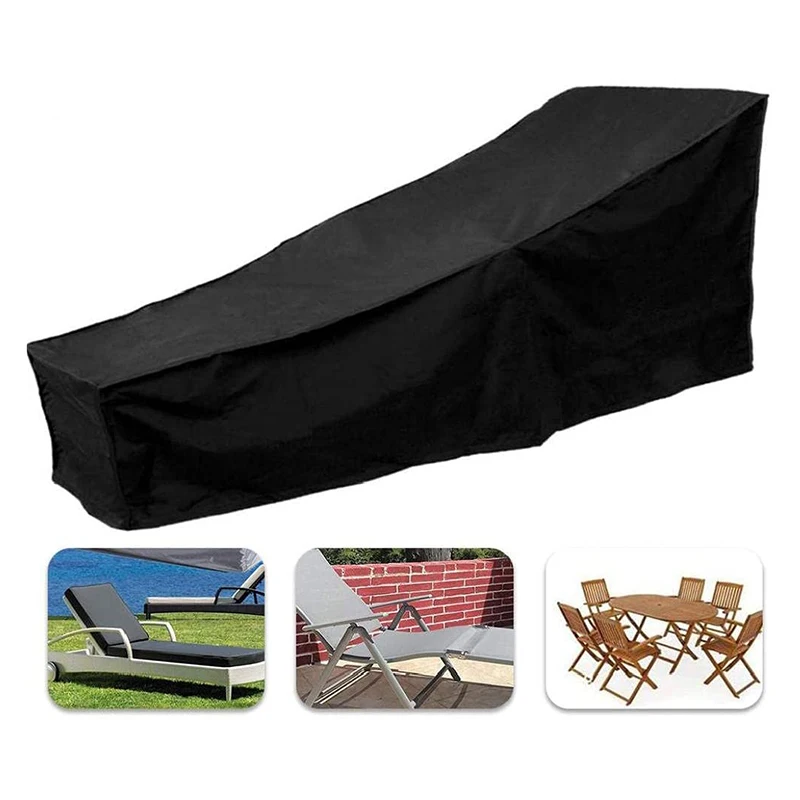 Складной уличный чехол для шезлонга водонепроницаемый мебели шезлонг патио