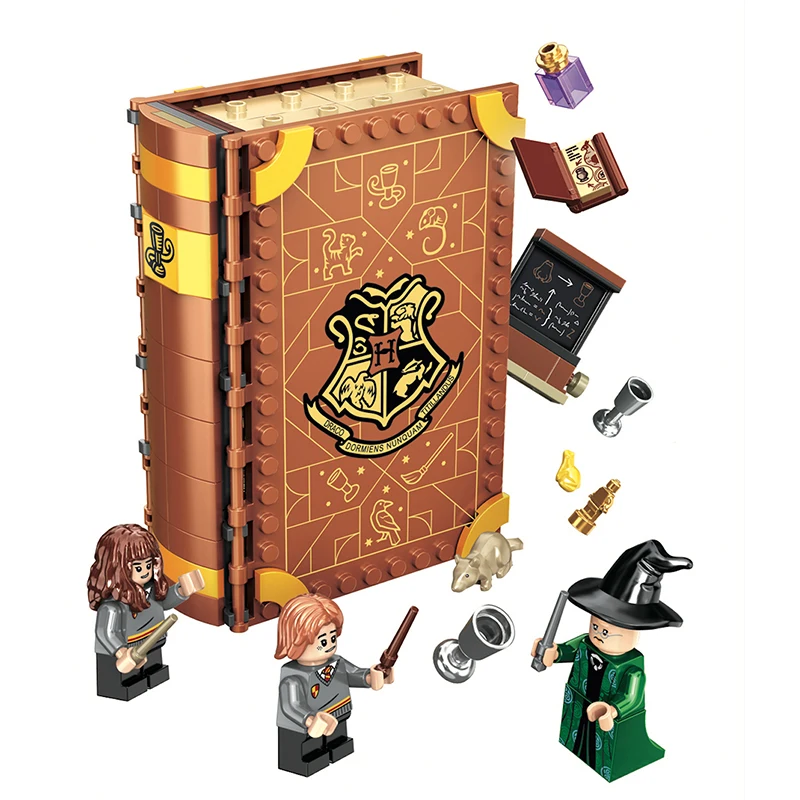

996pcs/set Harris Forbidden Forest Umbridge's Encounter Tower 4 Privet Drive Attack on The Burrow Hedwig Building Blocks Toys