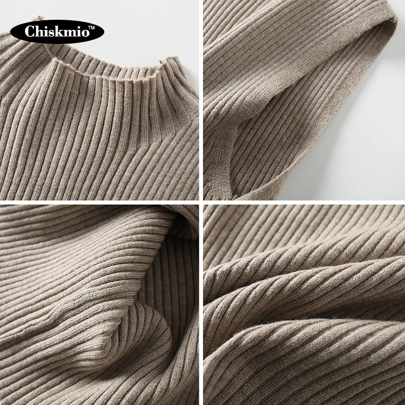 

High Quality Summer Women Mock Neck Tank Top Turtleneck Sleeveless T-Shirt Slim Knitted Vest Elegant Female Tee Casual Knitwear