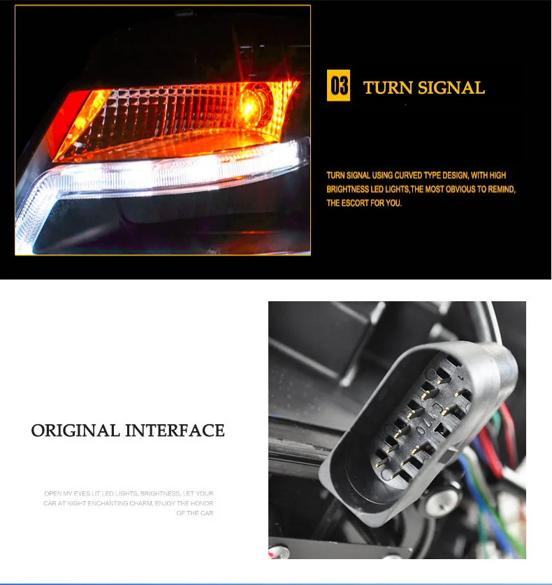 DY_L автомобильный Стайлинг для Audi A4 B8 фары 2009 2010 2011 2012 Светодиодный фонарь A4L светодиодный DRL Биксеноновые линзы Высокий Низкий Луч парковки
