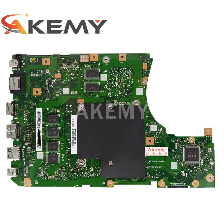 Verkauf X556UR 4G / I7-6500U (V2G) DDR4 Für Asus X556UV X556UJ X556UJ X556UQ Mainboard Motherboard 90NB0BF0-R00020